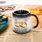 À mon mari/femme - Tasse personnalisée à changement de couleur
